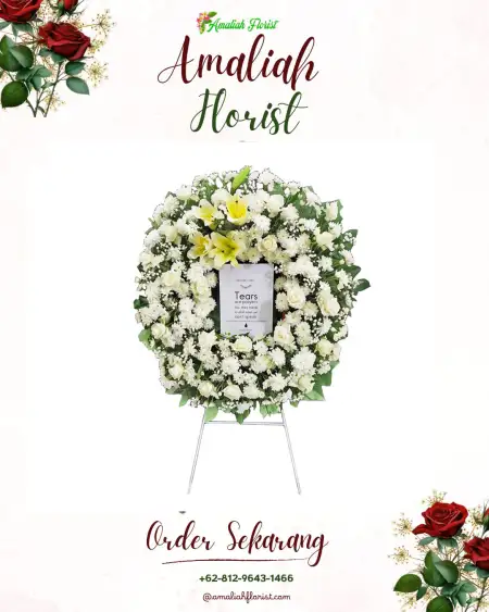 Krans Bunga Duka Suka Mulia
